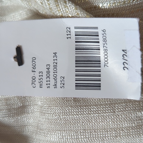 Lane Bryant Metallic Festive Blouse 22/24 - Picture 16 of 16